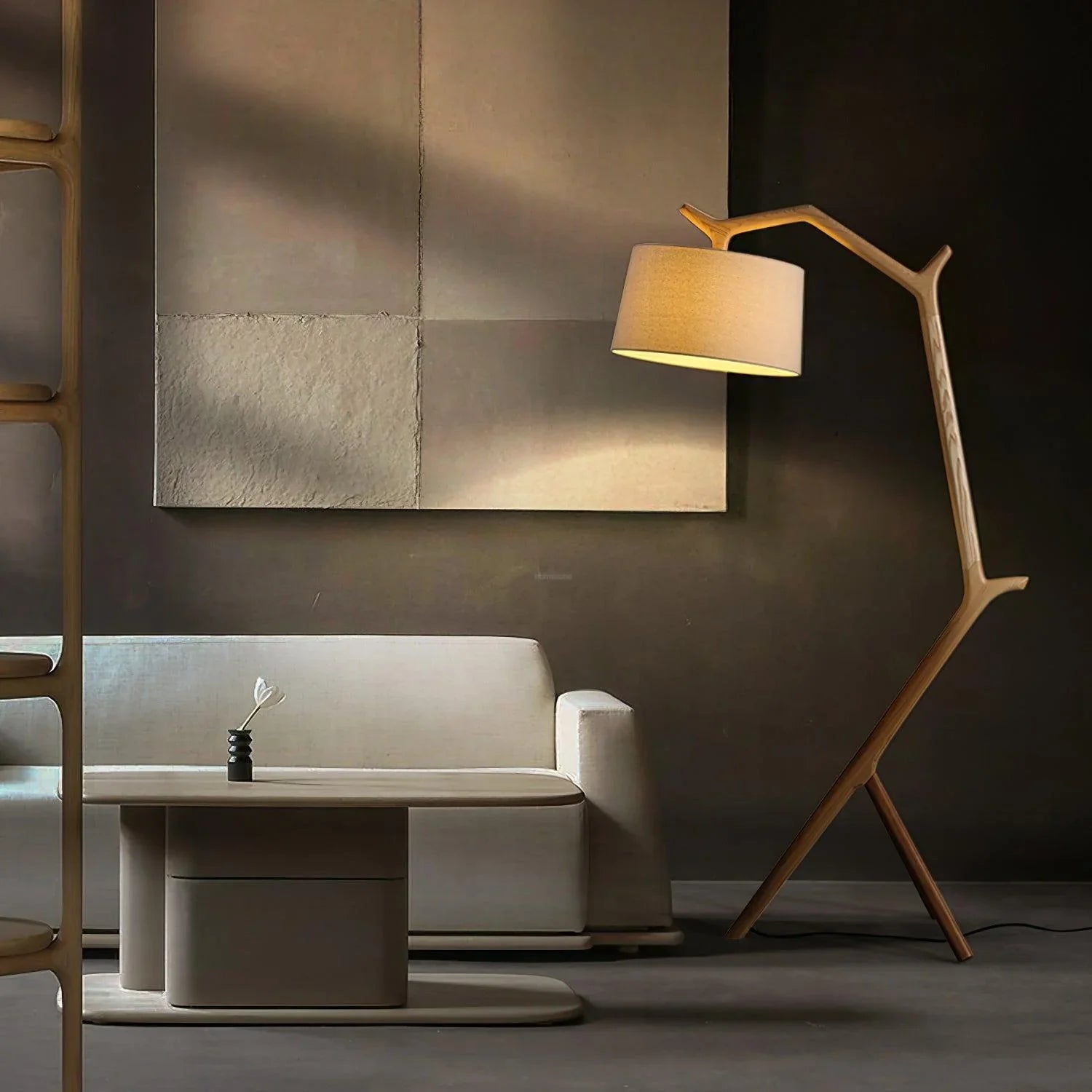 Traditional Japandi Floor Lamp - Japandi
