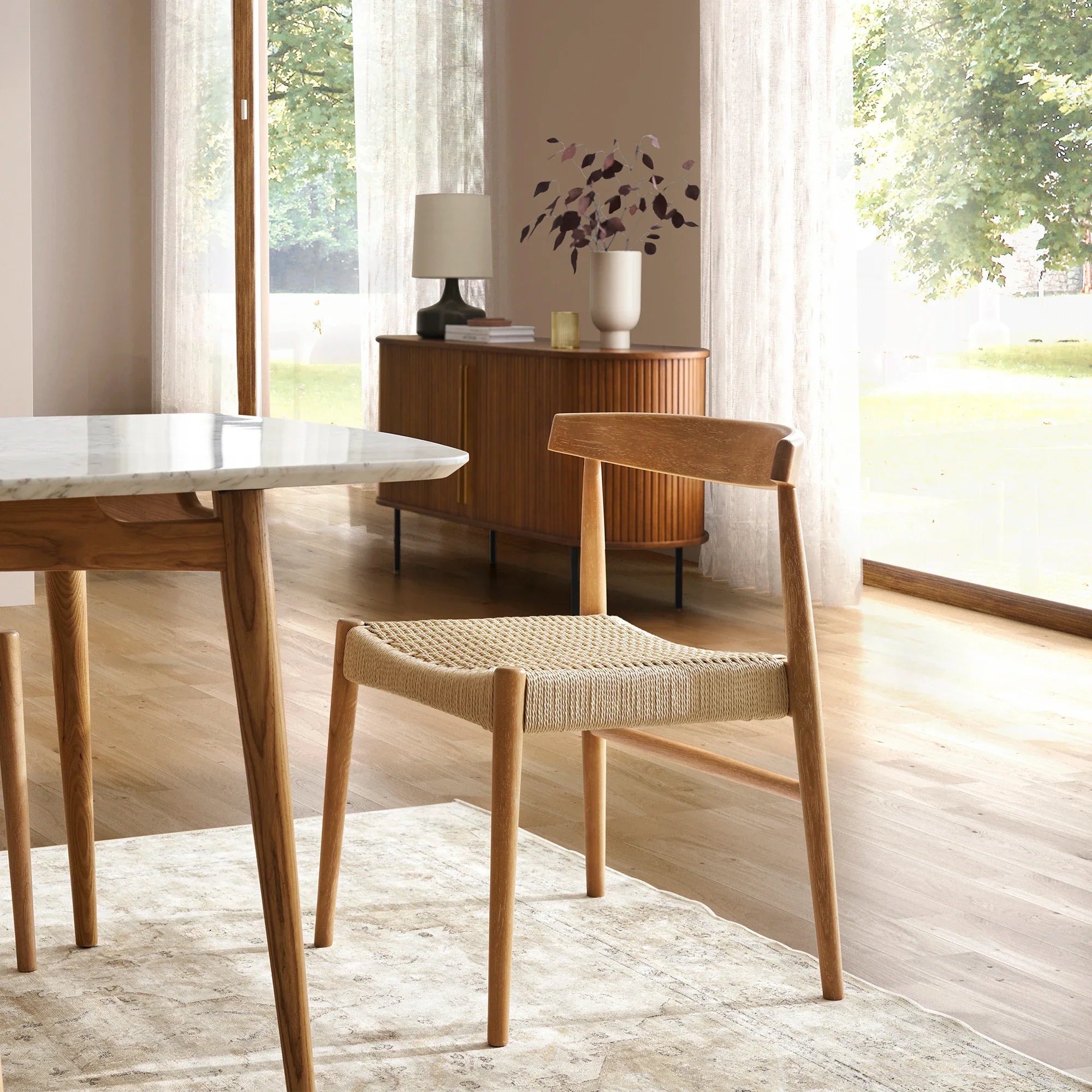 Japandi Woven Chair (x2) - Japandi