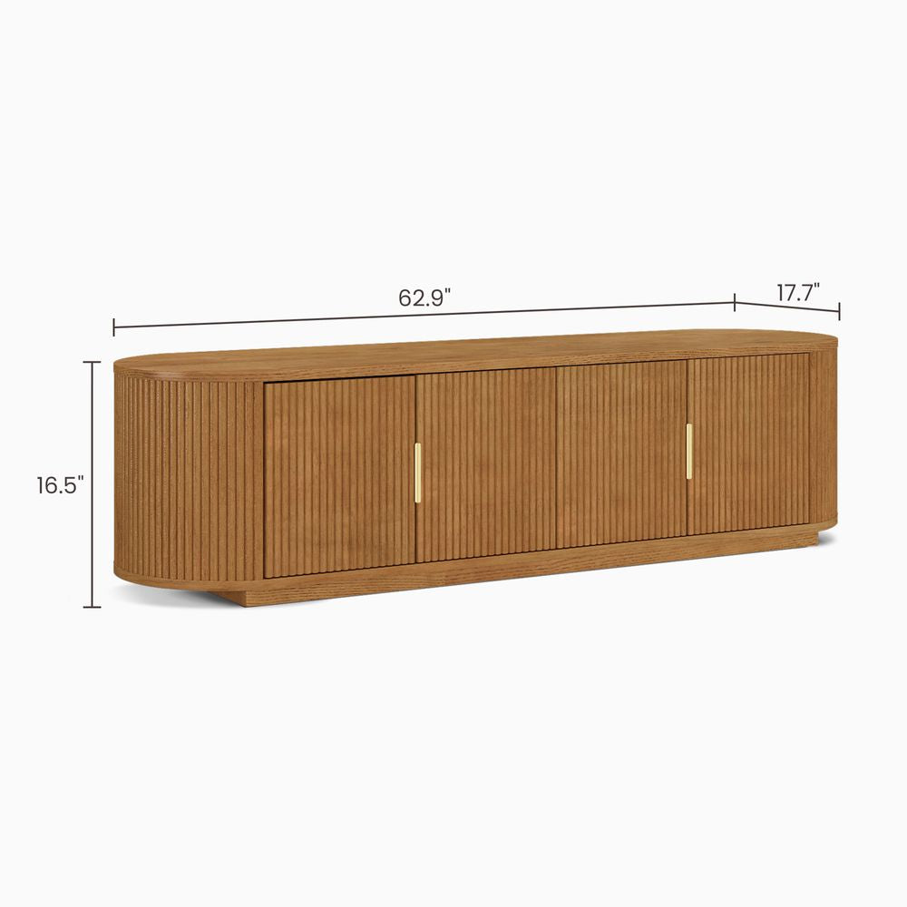 Japandi Contemporary TV Stand - Japandi