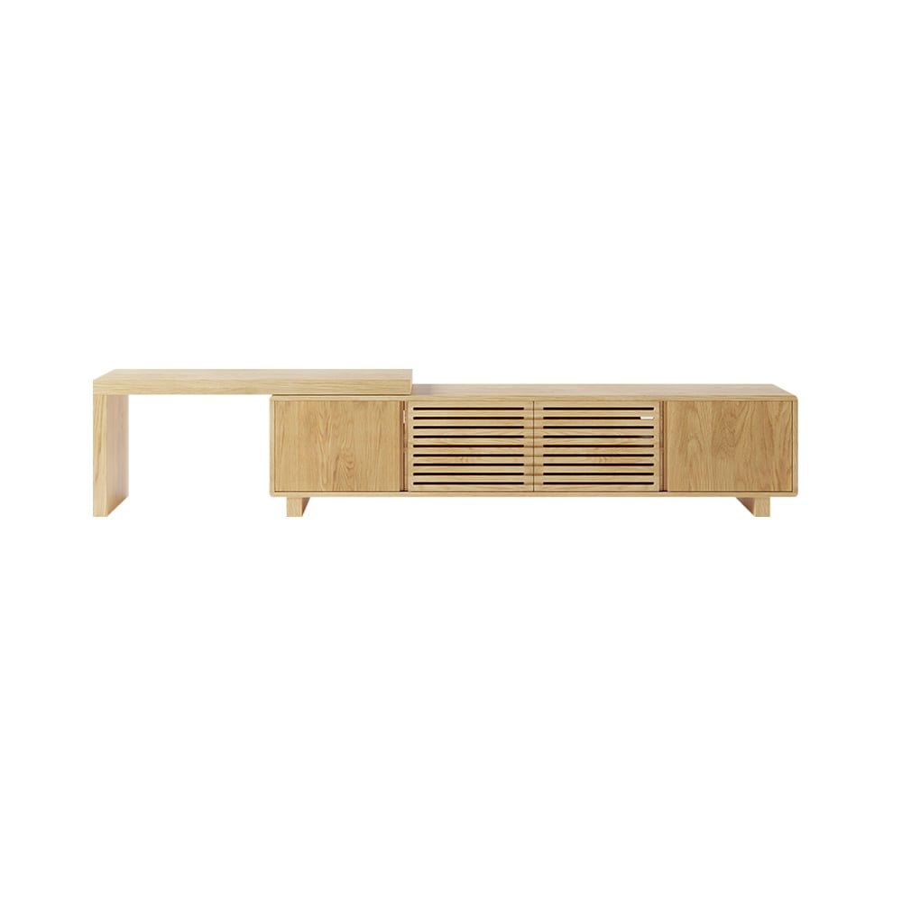 Japandi Wooden TV Stand - Japandi