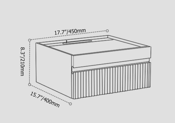 Japandi Floating Beside Table - Japandi