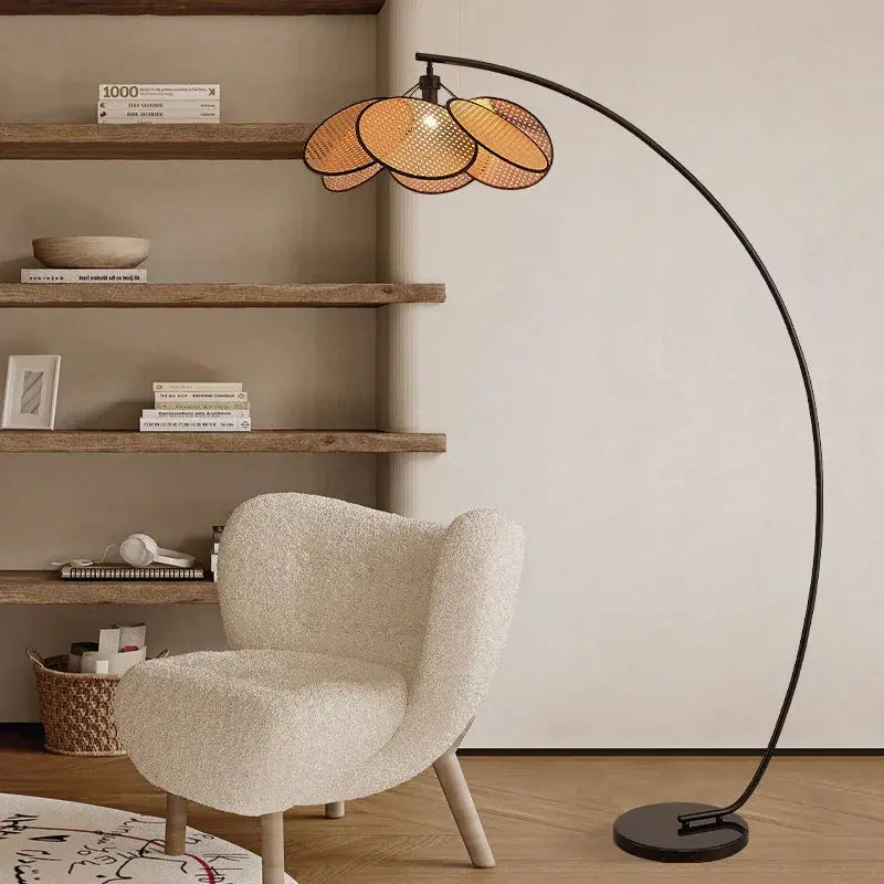 Japandi Rattan Floor Lamp | Japandi.co - Japandi