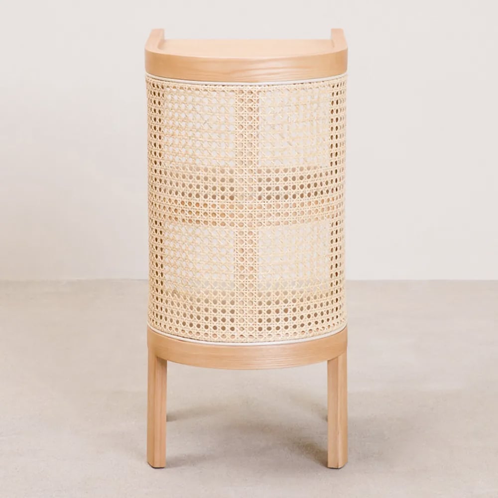 Japandi Rattan Nightstand - Japandi