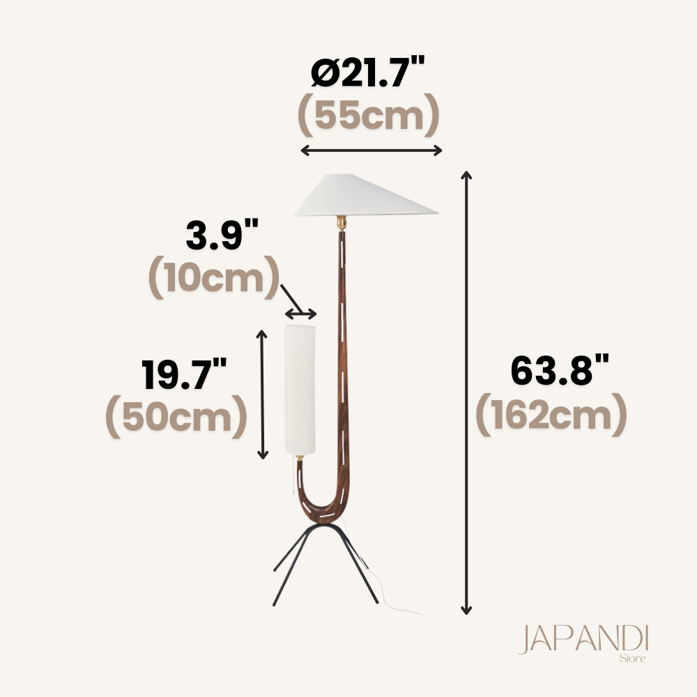 Japandi Double Floor Lamp | Japandi.co - Japandi