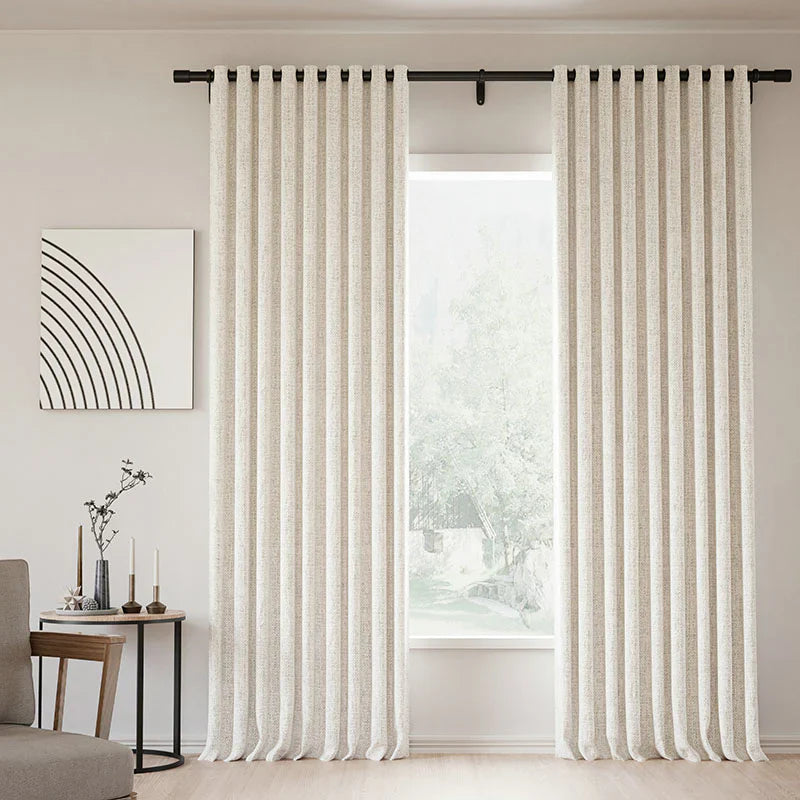 Japandi Linen Blackout Curtains | Grommet - Japandi