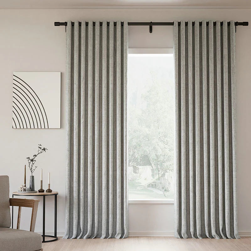 Japandi Linen Blackout Curtains | Grommet - Japandi