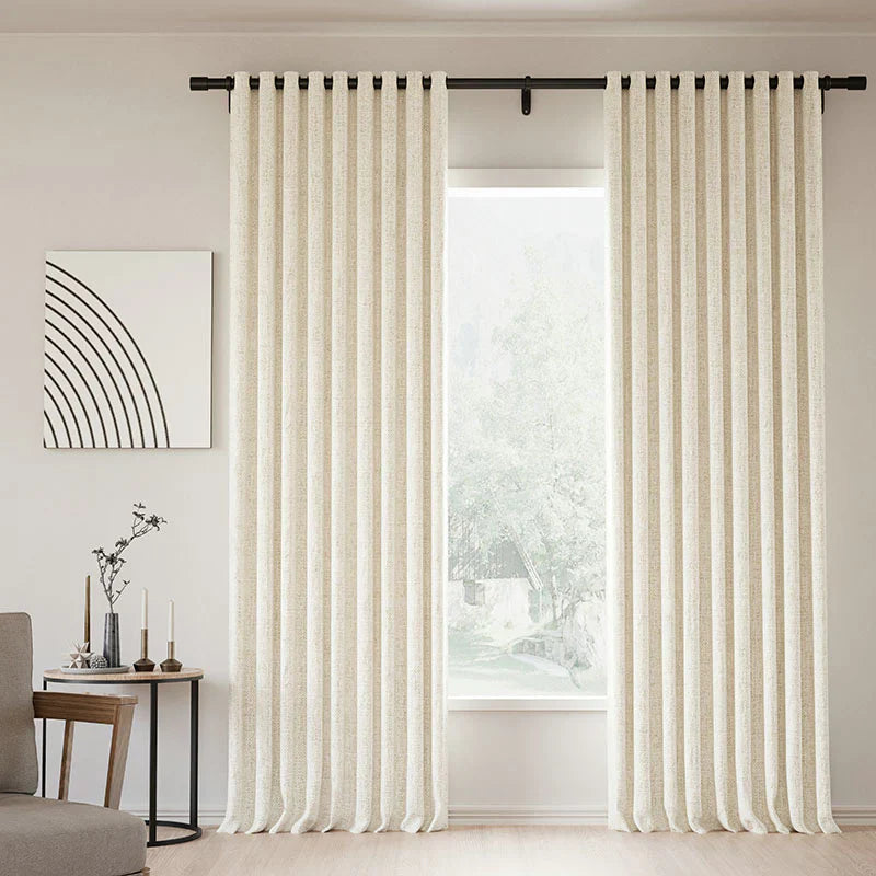 Japandi Linen Blackout Curtains | Grommet - Japandi
