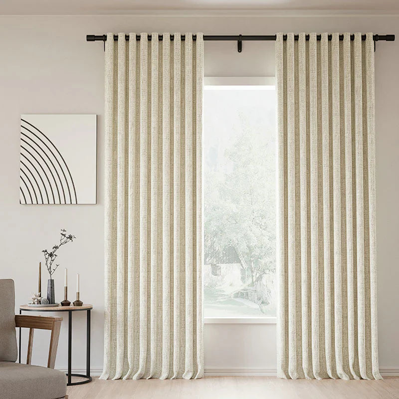 Japandi Linen Blackout Curtains | Grommet - Japandi