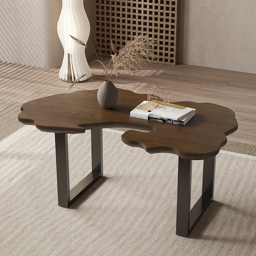 Japandi Rustic Coffee Table - Japandi