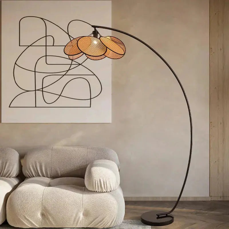 Japandi Rattan Floor Lamp | Japandi.co - Japandi