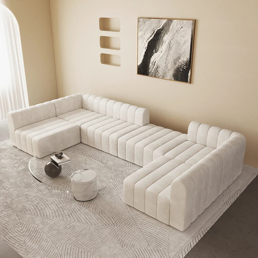 Japandi Pit Sectional Sofa - Japandi