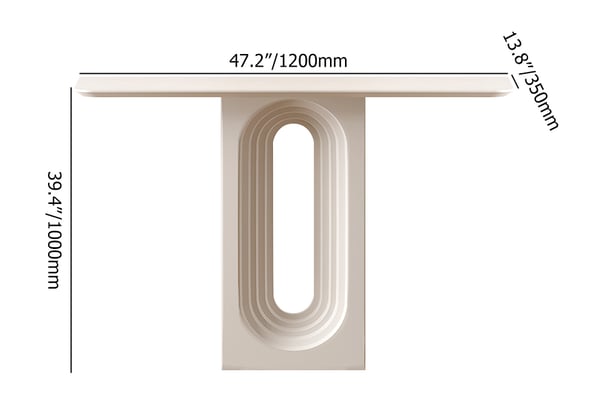 Japandi Narrow Console Table - Japandi