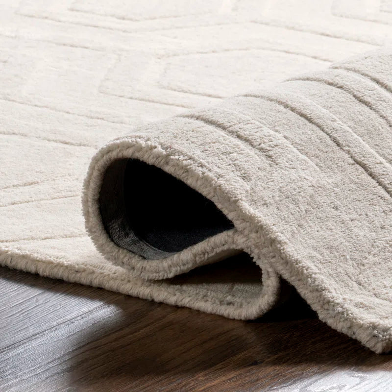 Japandi Hexagonal Pattern Rug - Japandi