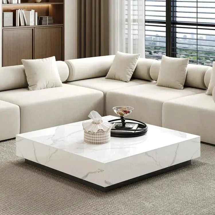 Japandi Velvet L-Shape Sectional Sofa - Japandi