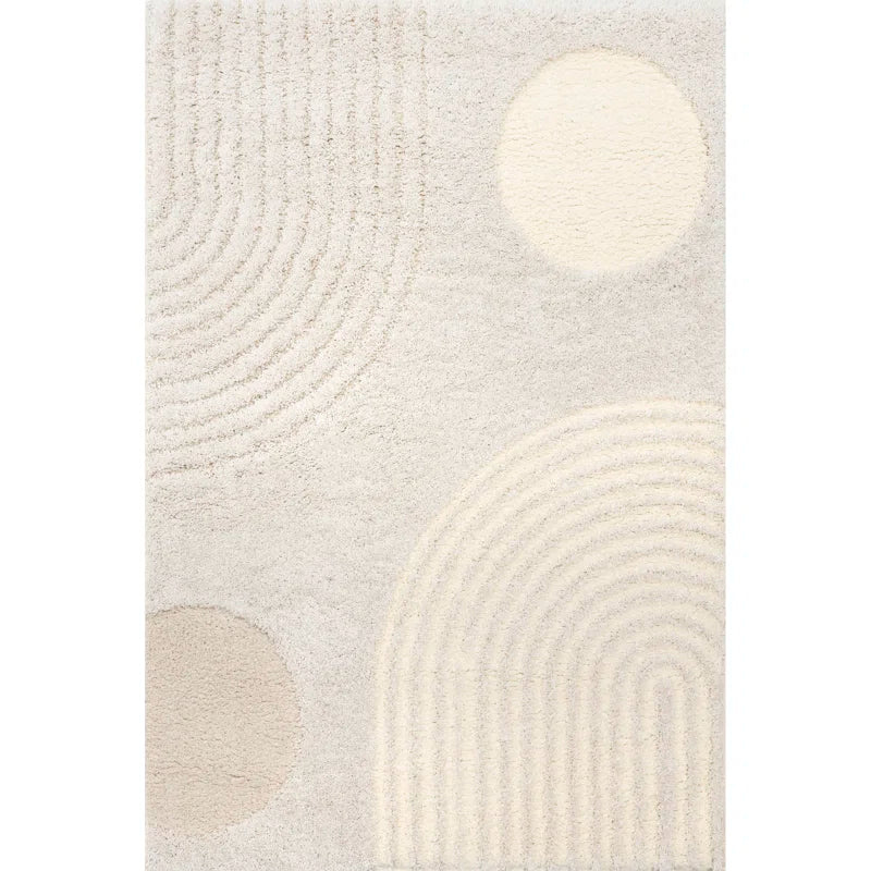 Japandi Abstract Shag Rug - Japandi