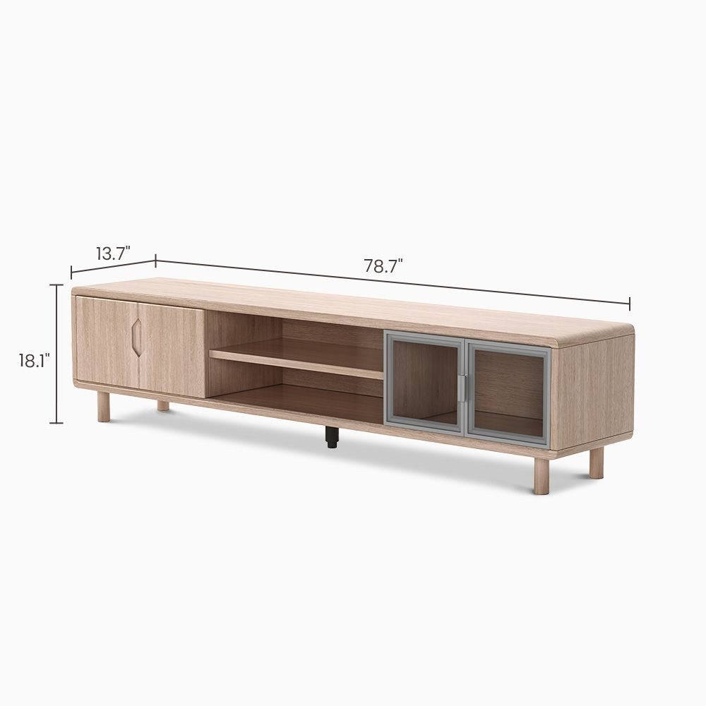Japandi TV Stand with Entertainment Center - Japandi