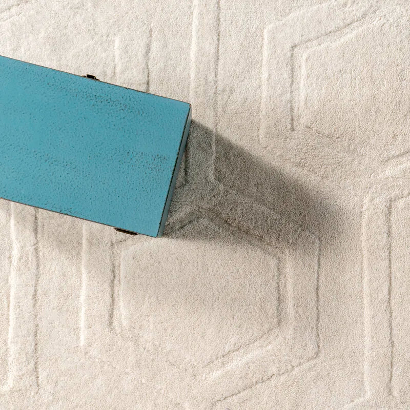 Japandi Hexagonal Pattern Rug - Japandi