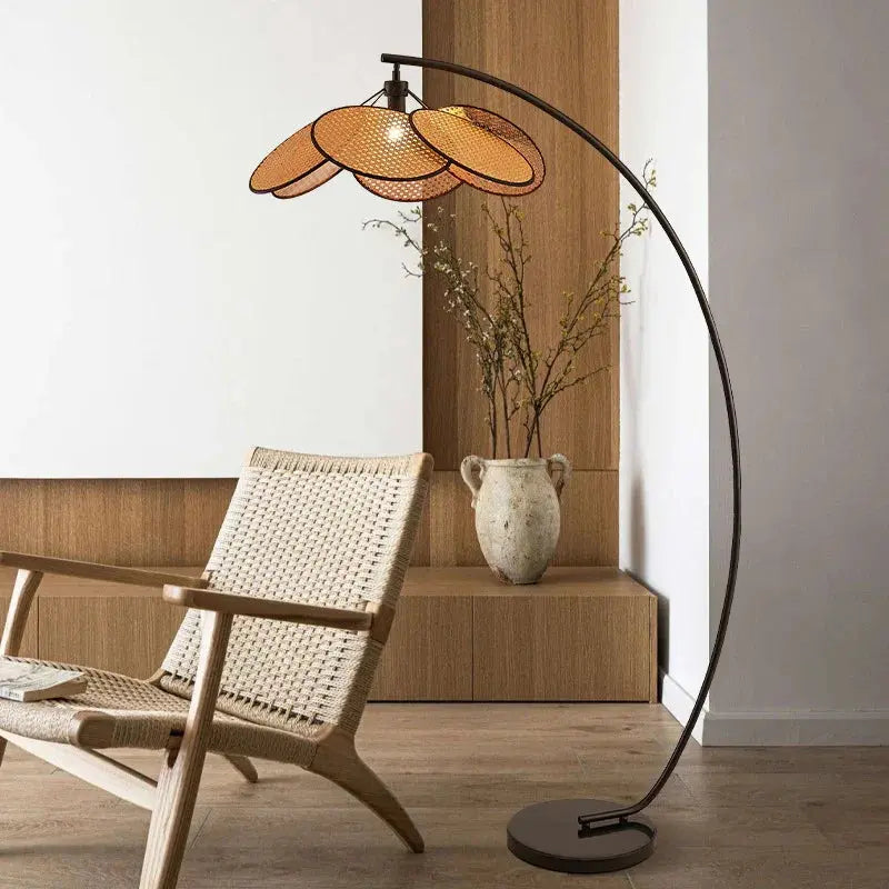 Japandi Rattan Floor Lamp | Japandi.co - Japandi