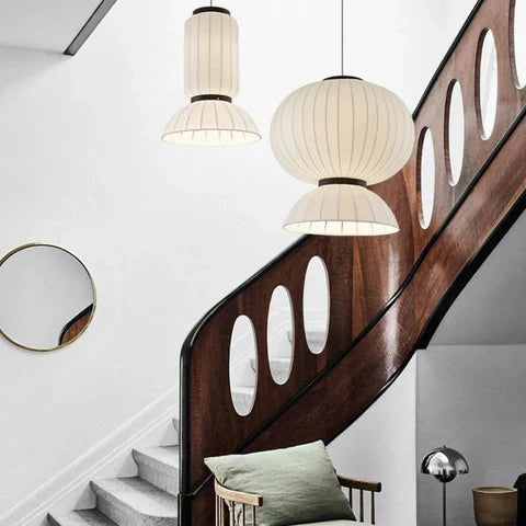 Japandi Ceramic Dome Pendant Light – Arga - Japandi