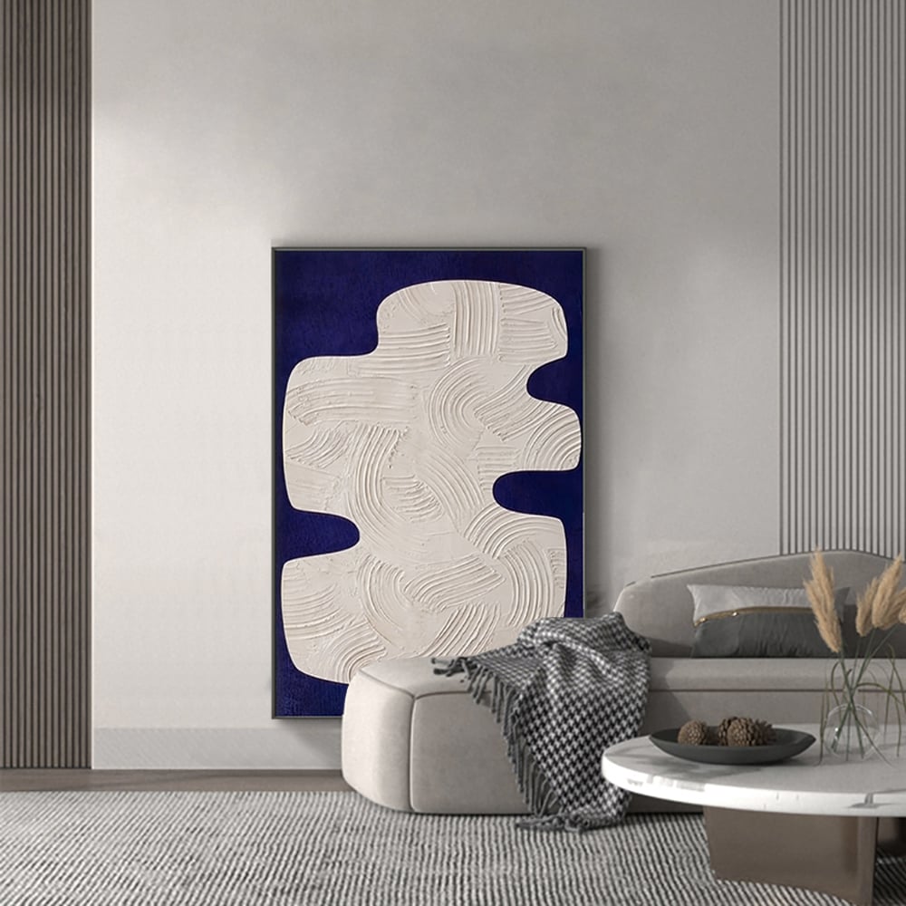Japandi Blue Painting - Japandi