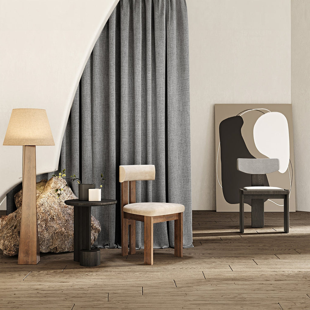 Japandi Custom Linen Total Blackout Curtains - Japandi