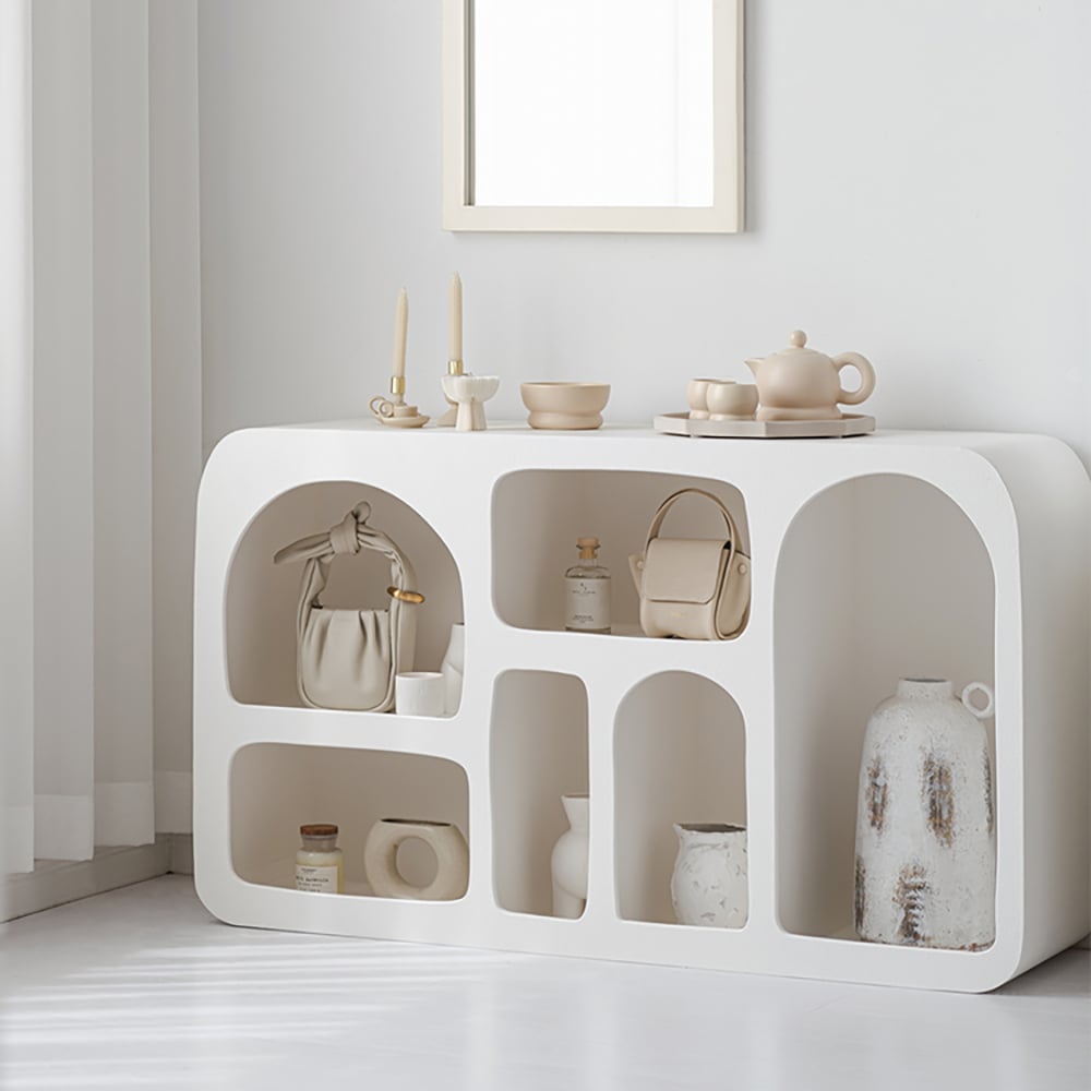 Japandi Storage Console Table - Japandi
