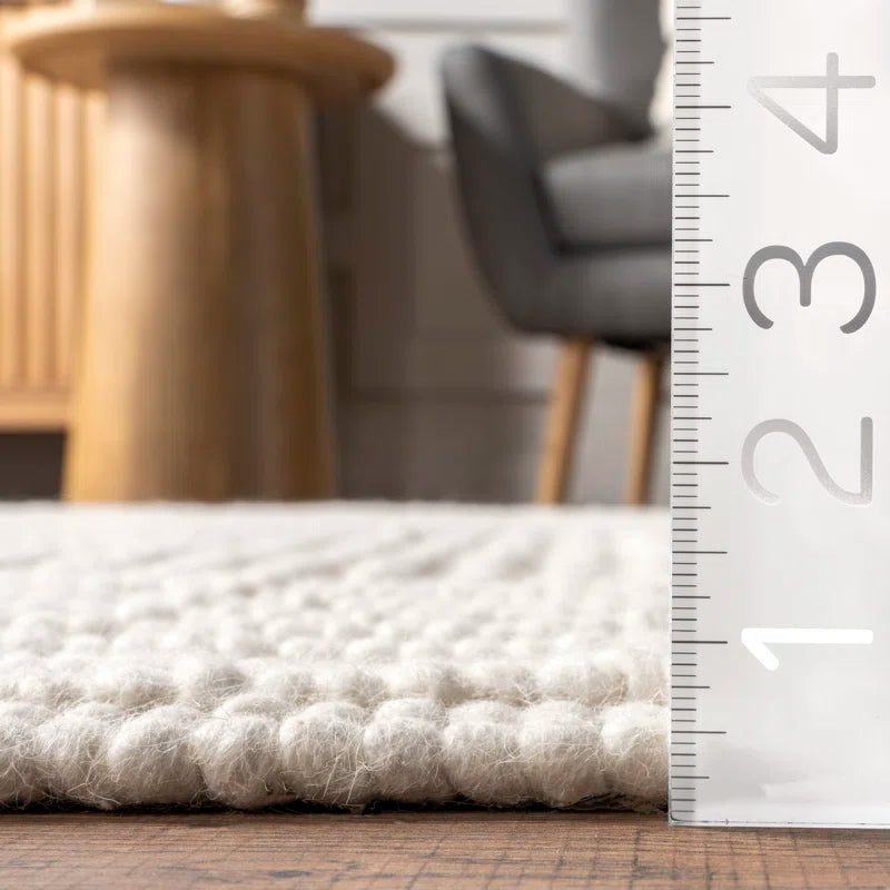 Japandi High-Low Striped Rug - Japandi