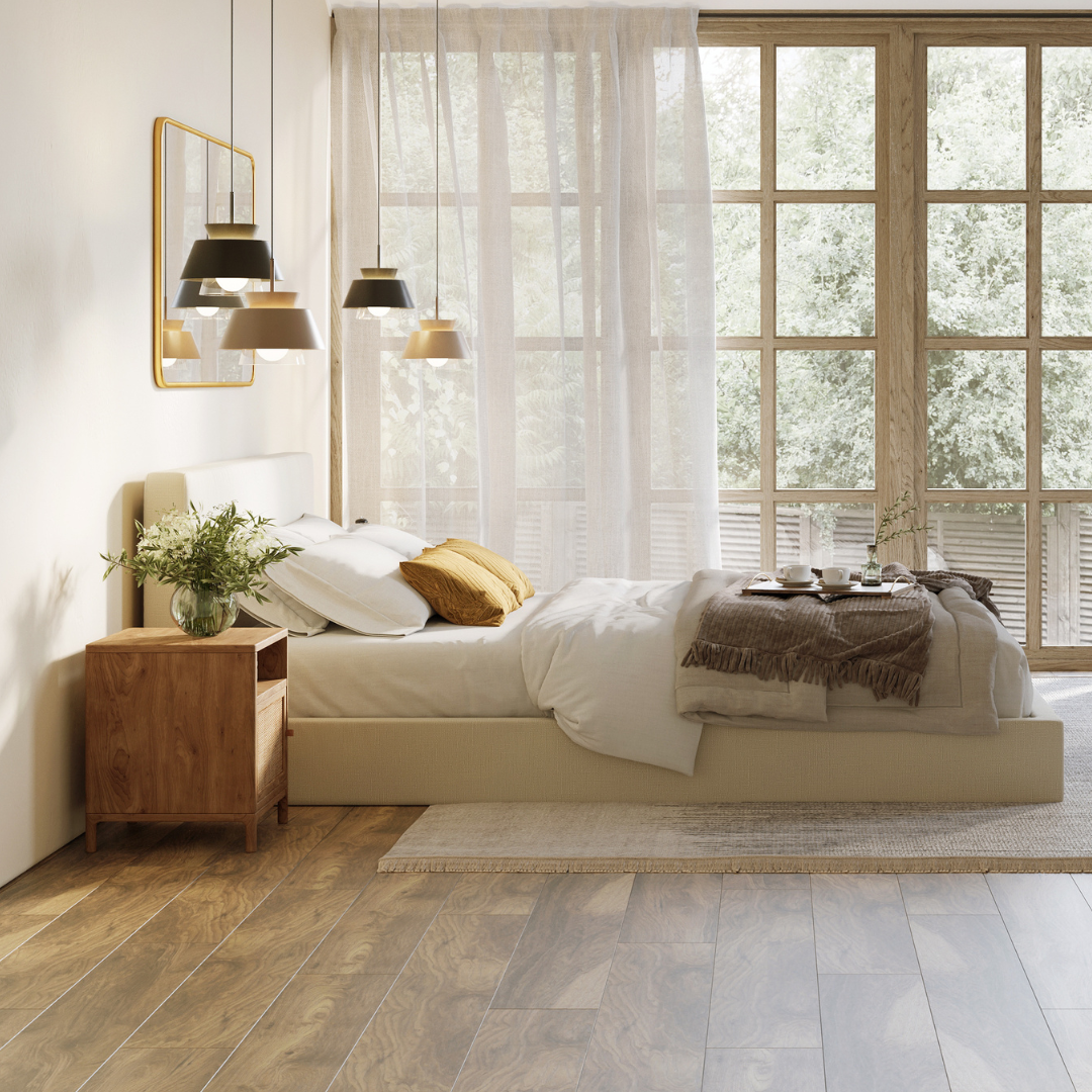 Japandi Linen Bed - Japandi