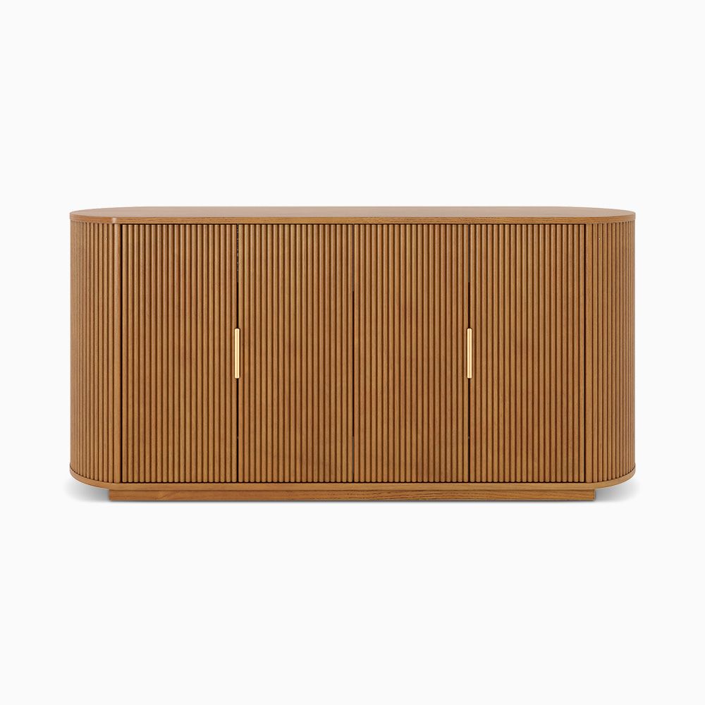 Japandi Ash Wood Sideboard - Japandi