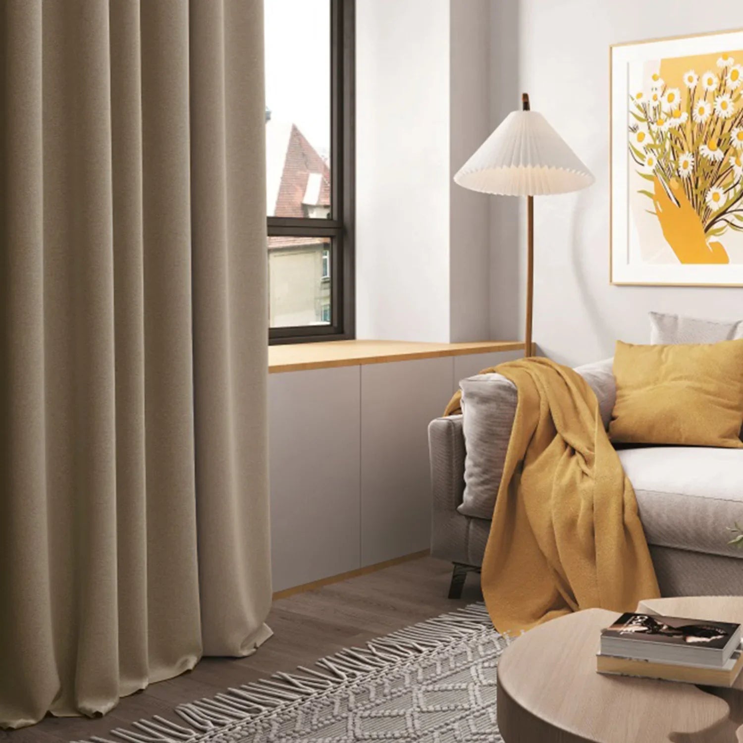 Japandi Custom Blackout Curtains - Japandi