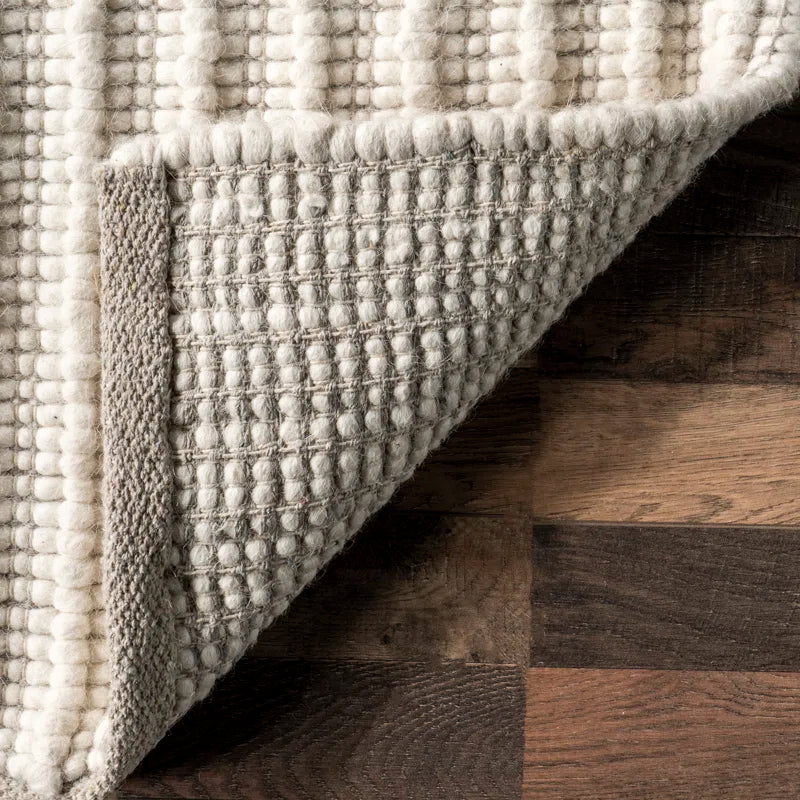 Japandi High-Low Striped Rug - Japandi