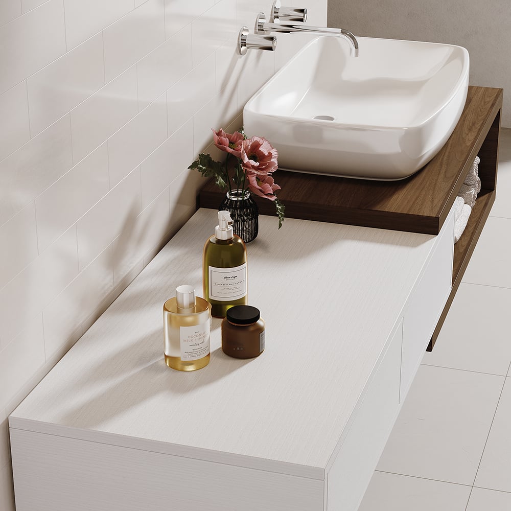Japandi Extendable Floating Bathroom Vanity Set - Japandi