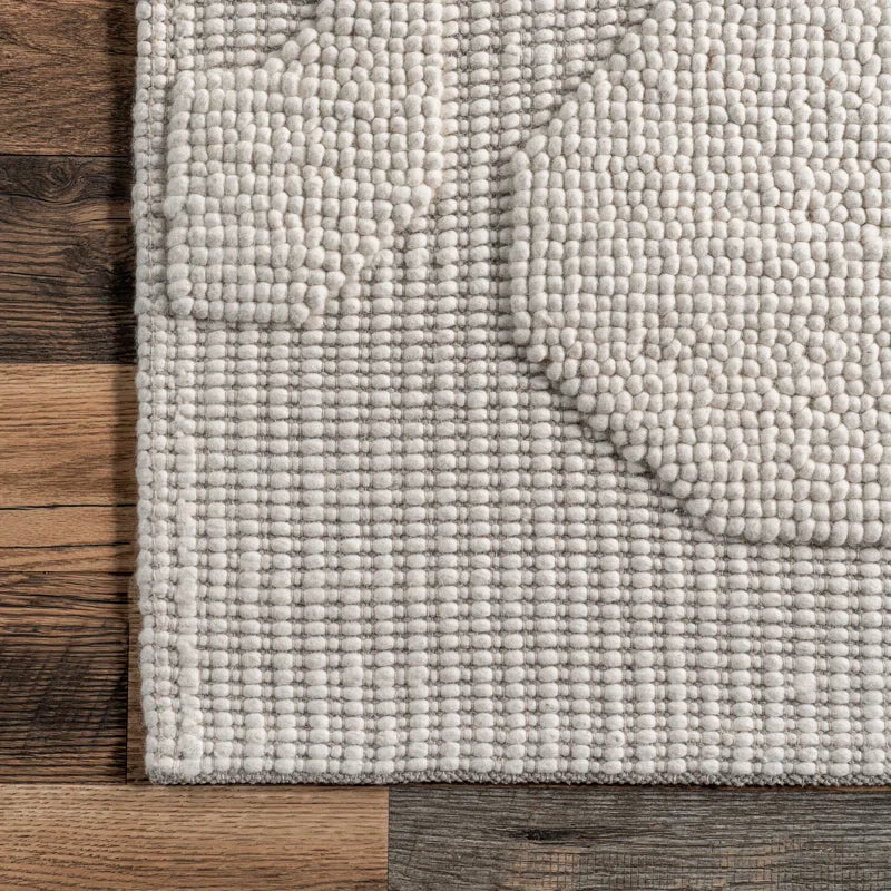 Ivory Geometric Japandi Rug - Japandi