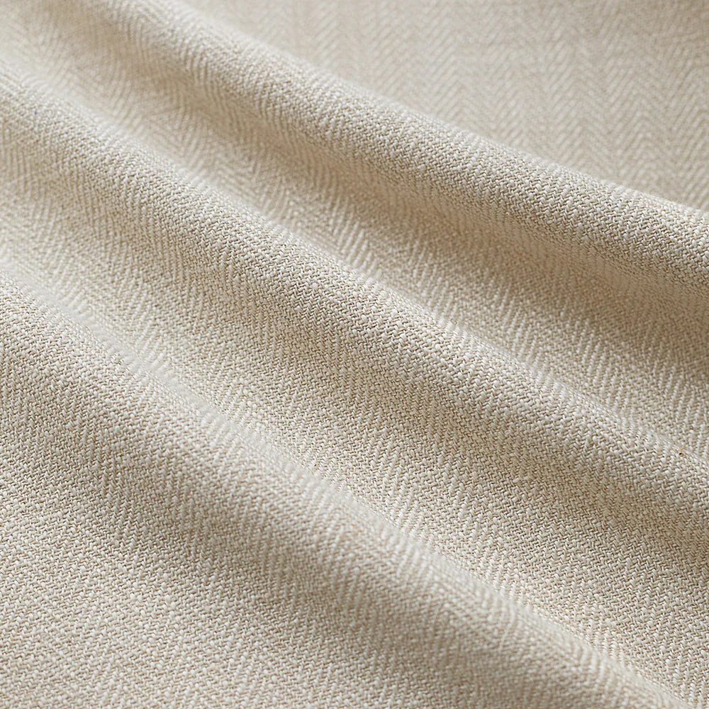 Japandi Cotton Blackout Curtains | Pleated - Japandi