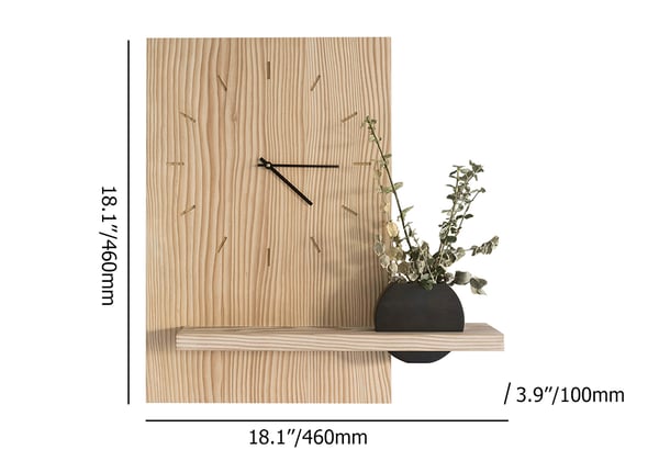Japandi Wood Wall Clock - Japandi