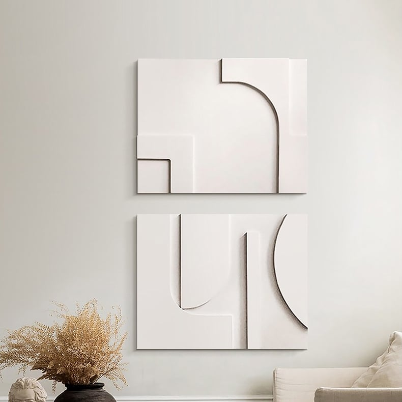 Japandi 3D Wall Art (2 Pieces) - Japandi