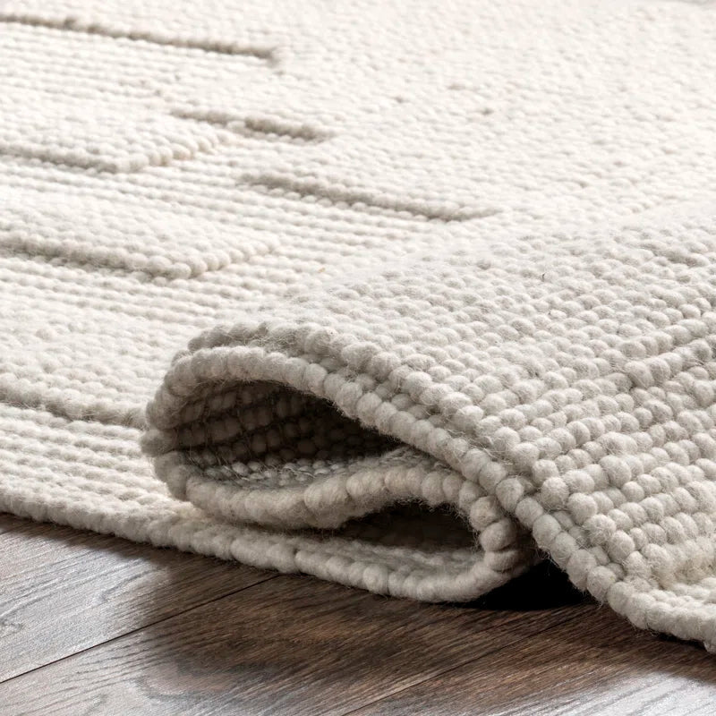 Ivory Geometric Japandi Rug - Japandi