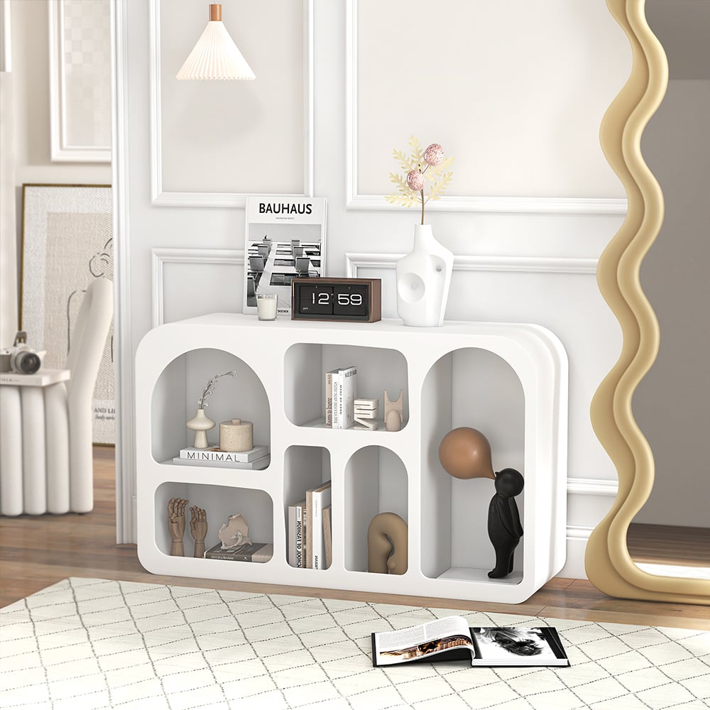 Japandi Storage Console Table - Japandi