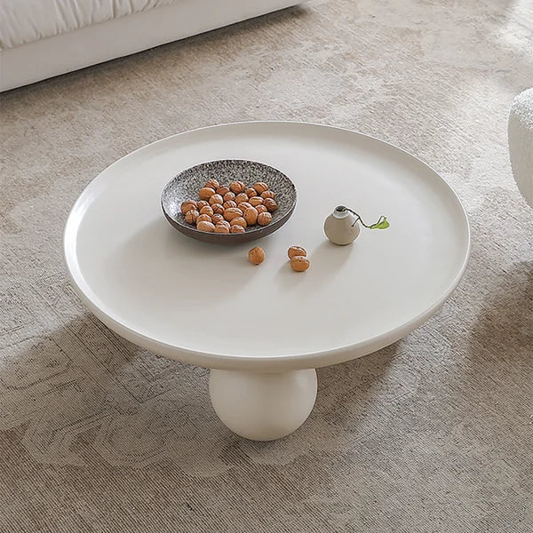 White Japandi Coffee Table - Japandi