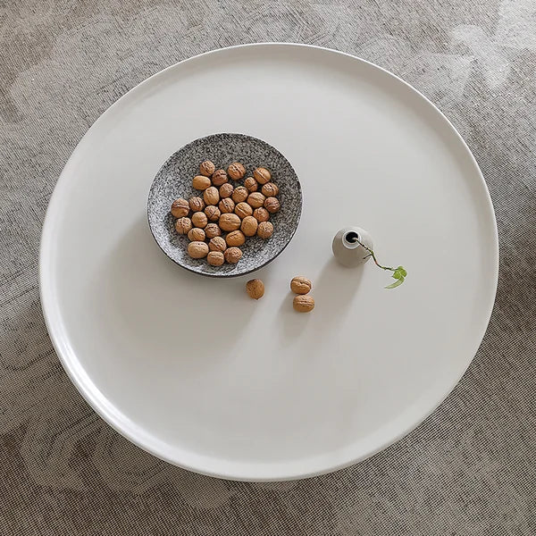 White Japandi Coffee Table - Japandi