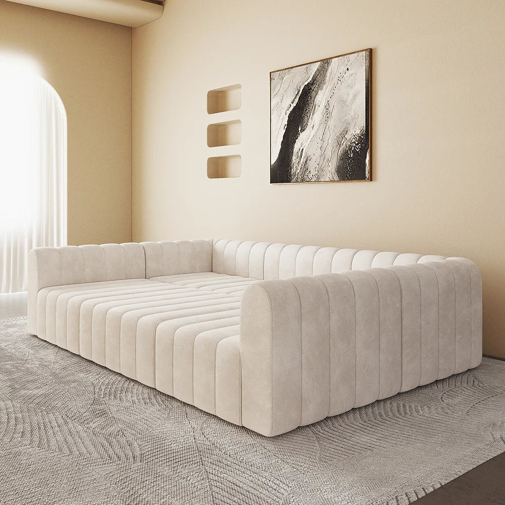 Japandi Pit Sectional Sofa - Japandi