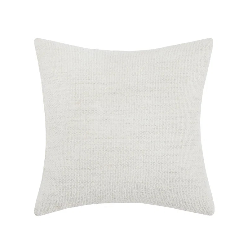 White Japandi Bouclé Sofa - Japandi
