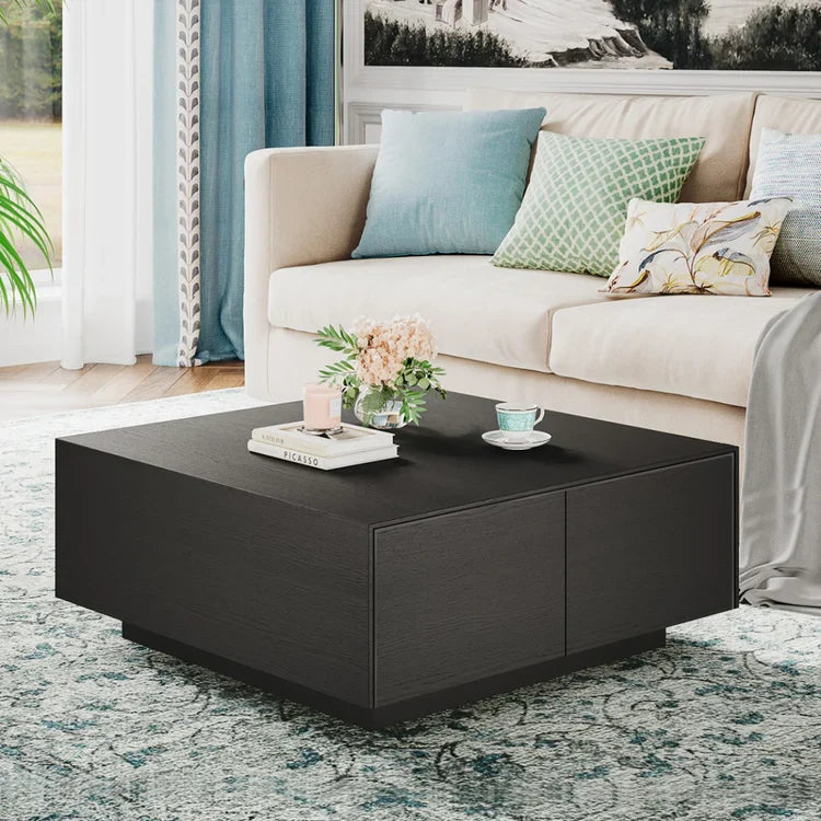 Japandi Velvet L-Shape Sectional Sofa - Japandi