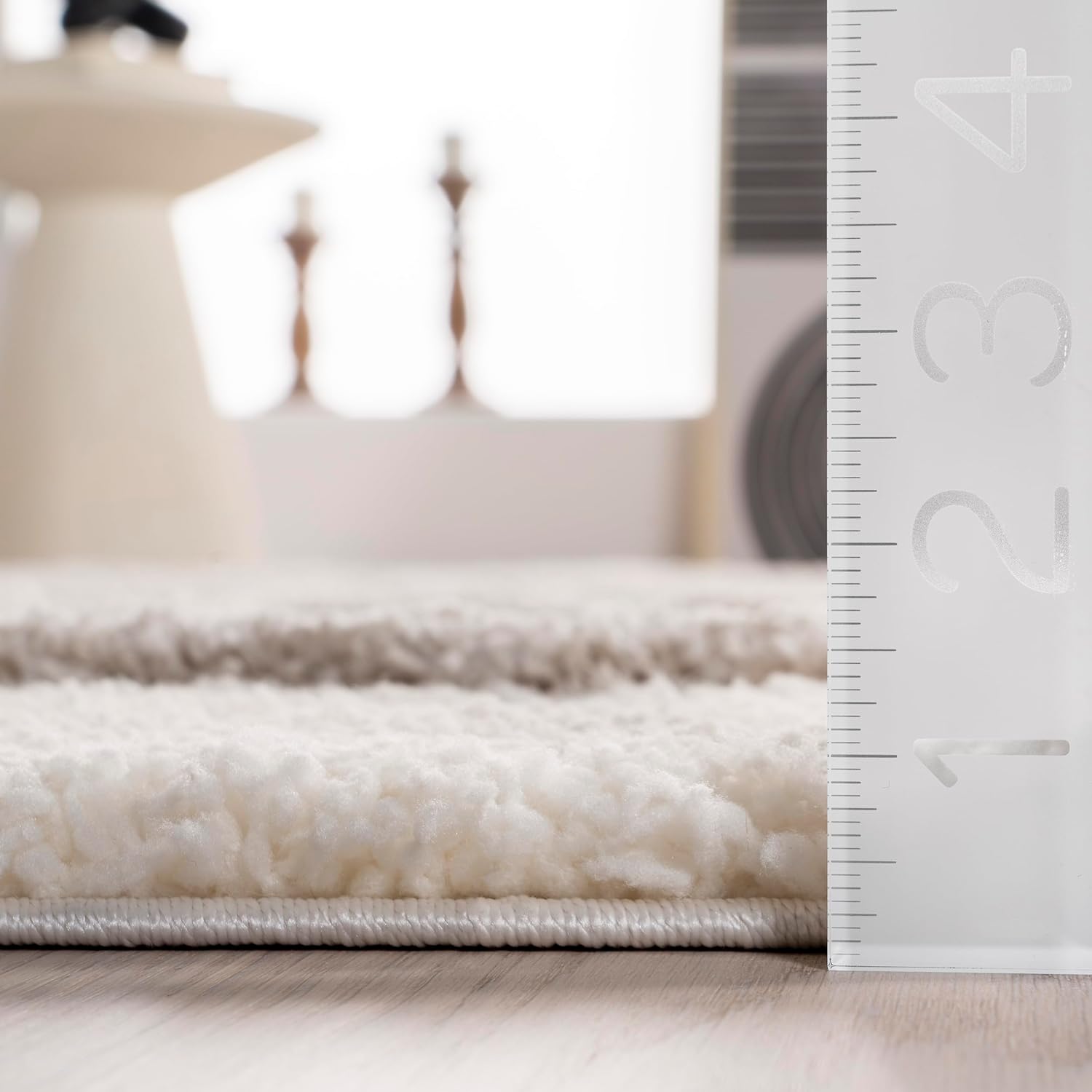 Japandi Checkered Texture Rug - Japandi