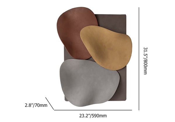 Japandi 3D Metal Wall Art - Japandi