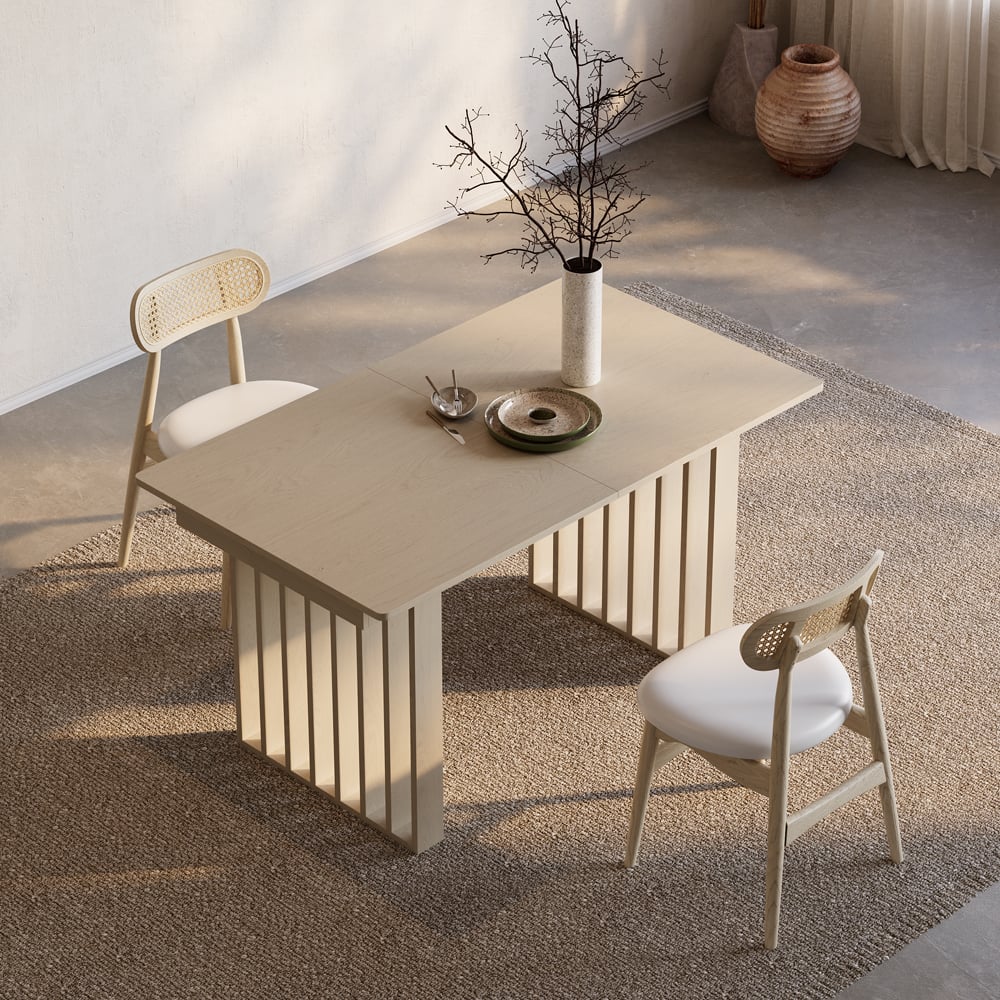 Japandi Rectangular Extendable Table - Japandi