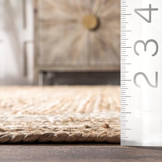 Japandi Jute Bordered Rug - Japandi