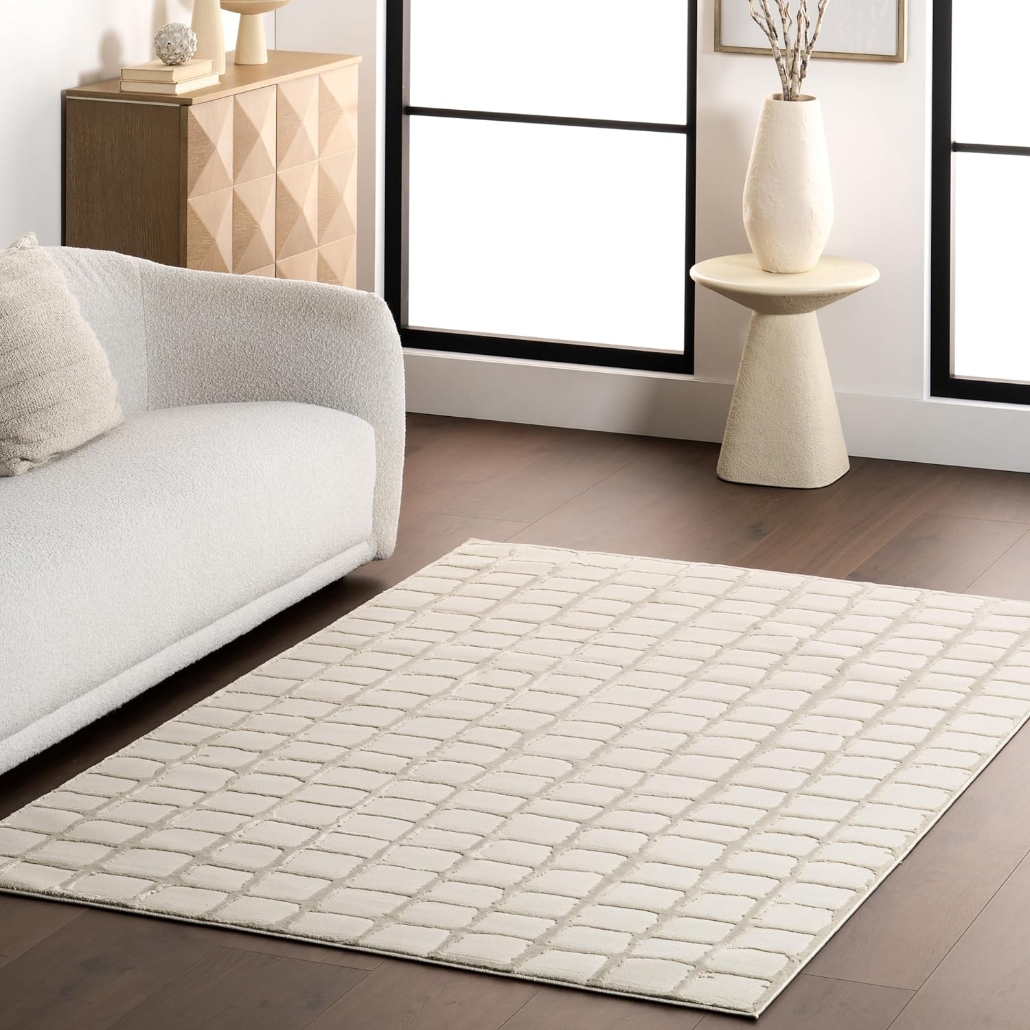 Japandi Organic Patterned Rug - Japandi