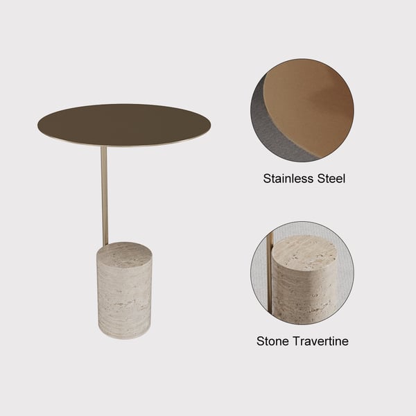 Japandi Modern Side Table - Japandi
