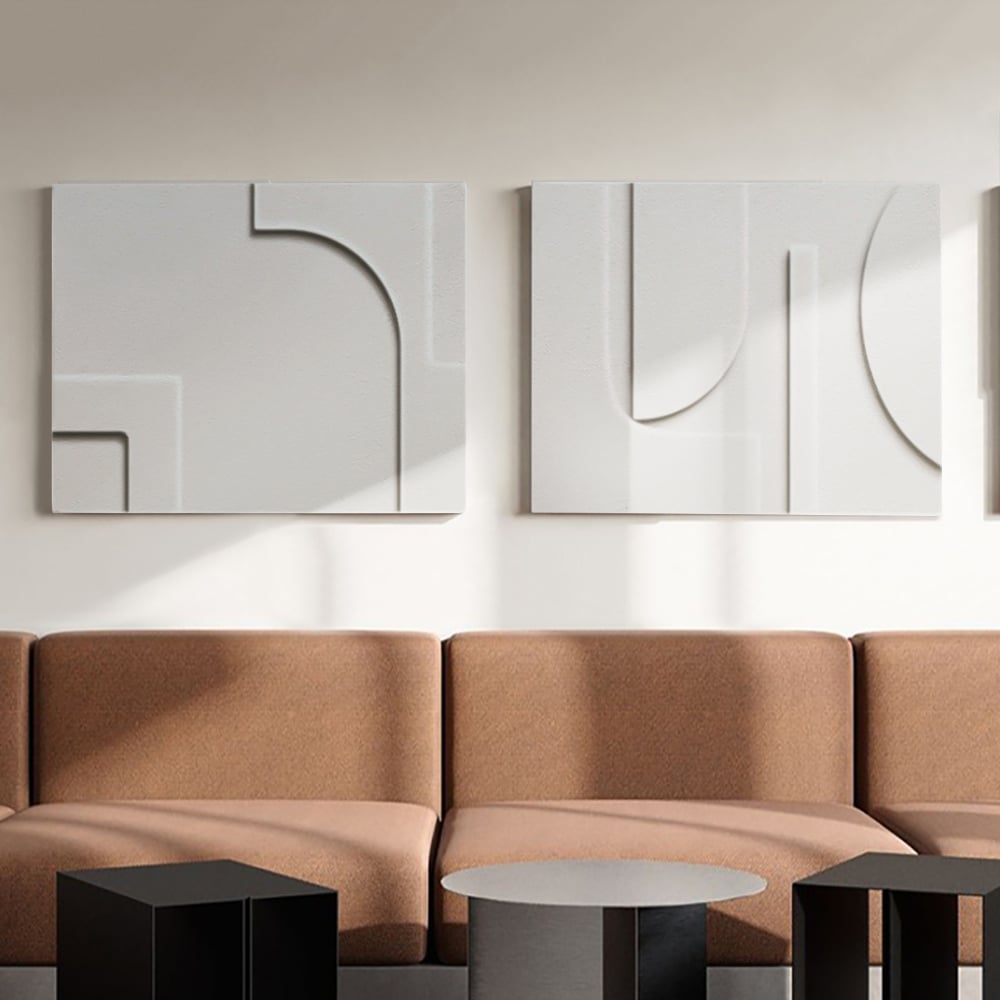 Japandi 3D Wall Art (2 Pieces) - Japandi